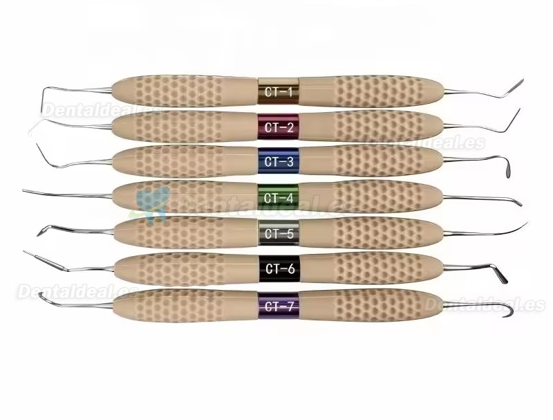 Kit 7 Piezas Instrumentos Dentales para Resina Compuesta Restauraci&oacute;n Est&eacute;tica